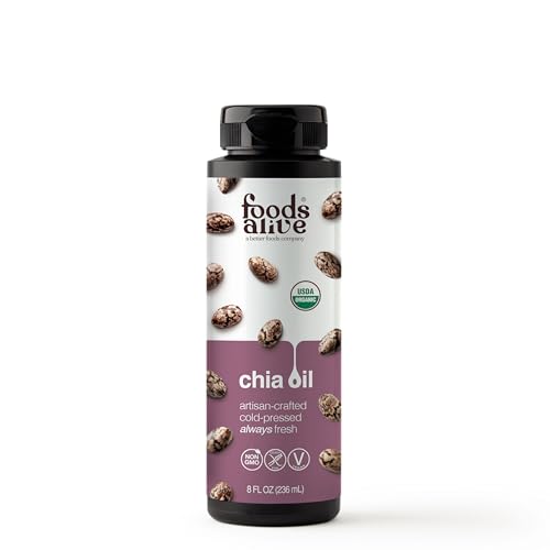 Organic Chia Oil by Foods Alive - 8 oz