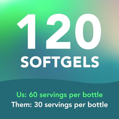 Amandean Vegan Omega 3 Algal Supplement Softgels