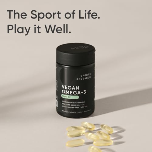 Vegan Omega-3 Algae Oil with DHA & EPA 60 Softgels