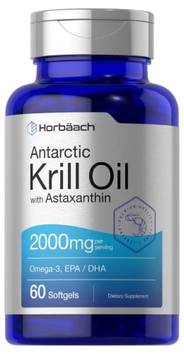 Horbäach Antarctic Krill Oil 2000mg Softgels