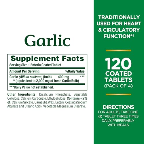Odor-Free Garlic 2000 mg by Nature's Bounty