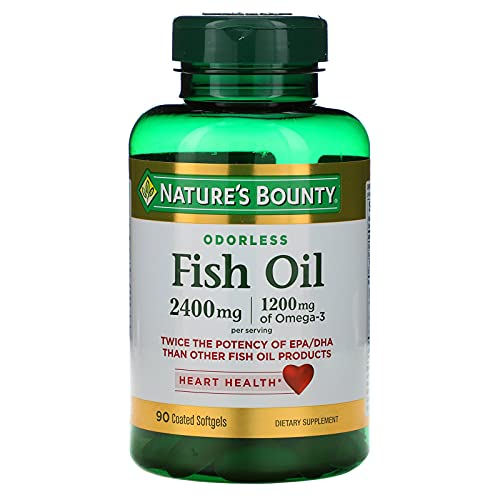 Nature's Bounty Fish Oil 2400mg, 90 Softgels