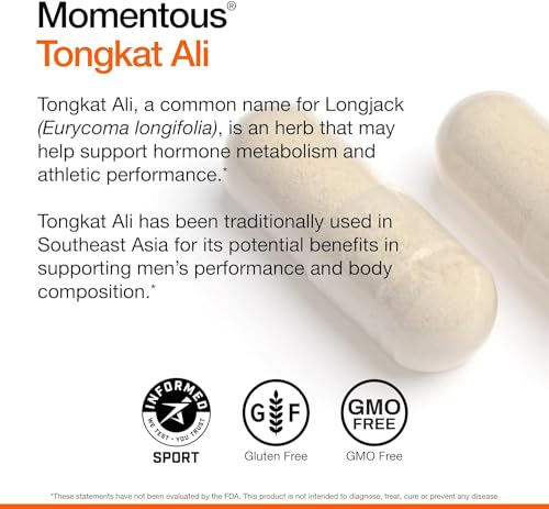 Momentous Tongkat Ali - Natural Energy & Mood Support