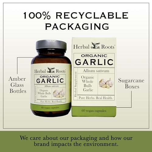Organic Extra Strength Garlic Pills - 600 mg