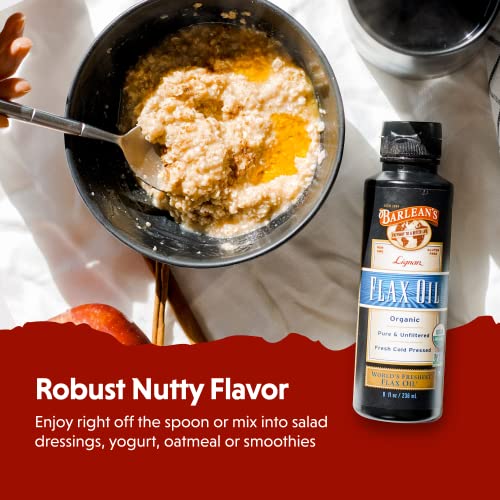 Barlean's Organic Cold-Pressed Flaxseed Oil 16 oz