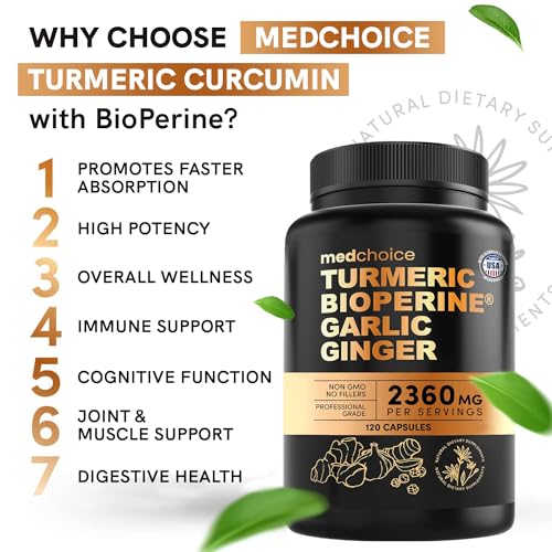 4-in-1 Turmeric Garlic Capsules for Wellness