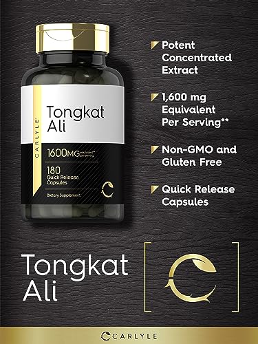 Carlyle Tongkat Ali 180 Capsules | 1,600mg
