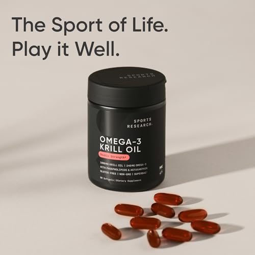 Krill Oil Omega 3 Softgels 1000mg - 60 Caps