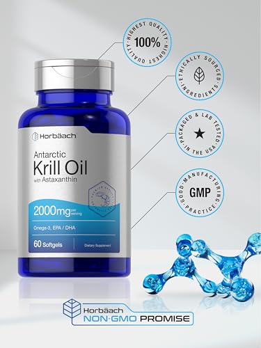 Horbäach Antarctic Krill Oil 2000mg Softgels