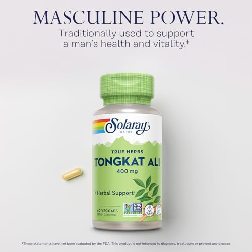 Tongkat Ali 400 mg - Herbal Men's Vitality Support