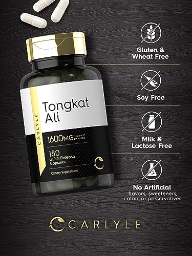 Carlyle Tongkat Ali 180 Capsules | 1,600mg