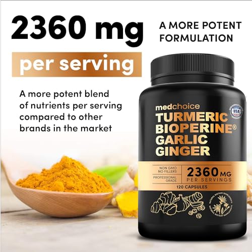 4-in-1 Turmeric Garlic Capsules for Wellness