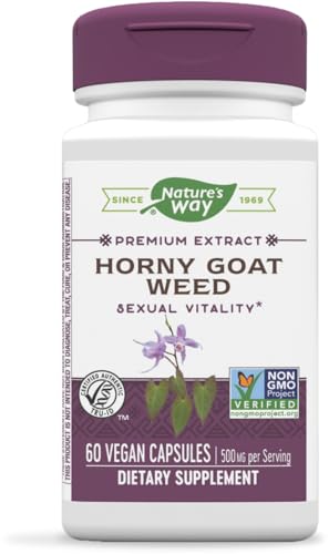 Nature's Way Horny Goat Weed Extract, 60 Capsules