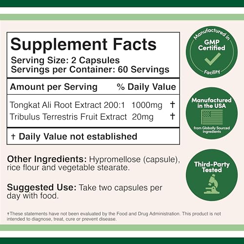 Tongkat Ali Extract 200:1 for Men's Health