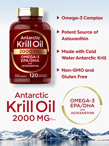 Carlyle Antarctic Krill Oil 2000 mg, 120 Softgels