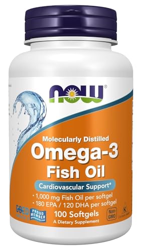NOW Omega-3 Softgels - 100 Count