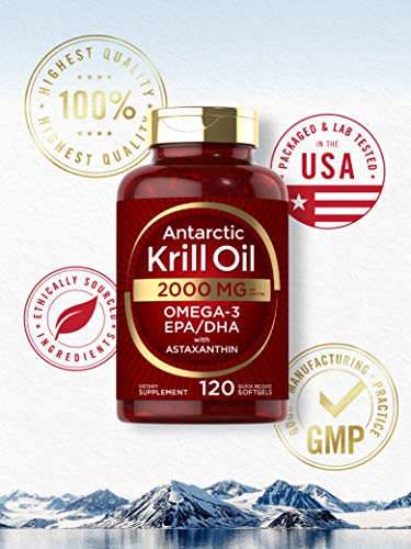 Carlyle Antarctic Krill Oil 2000 mg, 120 Softgels
