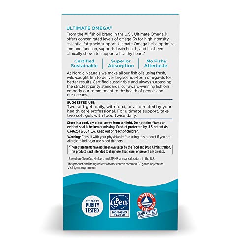 Nordic Naturals Ultimate Omega - 60 Soft Gels