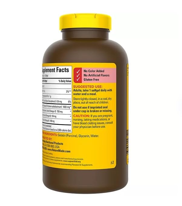 MUNCHIE MIX Flaxseed Oil Softgels for Heart Health