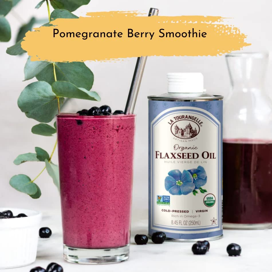 Organic Flaxseed Oil for Heart Health, 8.45 oz