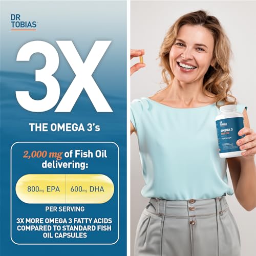 Dr. Tobias Triple Strength Omega 3 Fish Oil