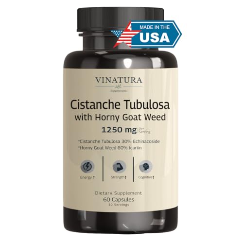 Cistanche & Horny Goat Weed Supplement - 60 Caps