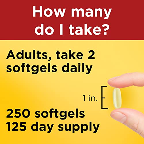 Nature Made 1000 mg Fish Oil Softgels 250 Count