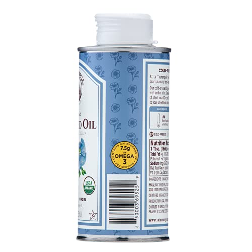 Organic Flaxseed Oil for Heart Health, 8.45 oz