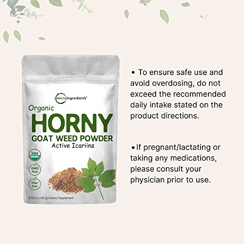Organic Maximum Strength Horny Goat Weed Powder
