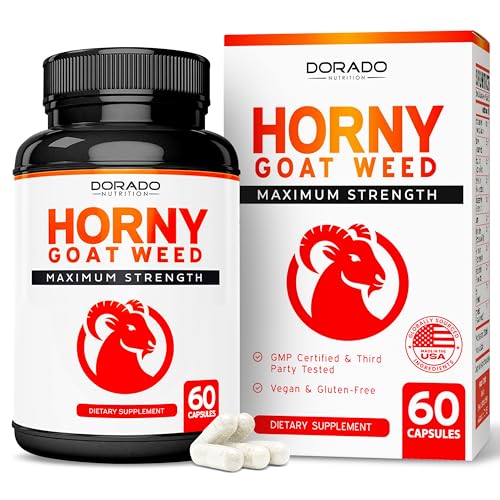 Horny Goat Weed Maximum Strength 1590mg - 60 Count