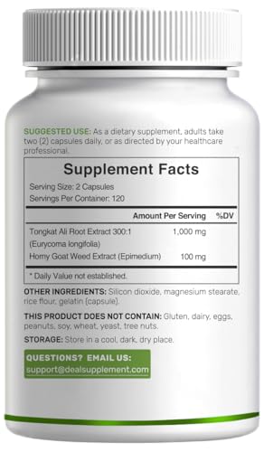 Tongkat Ali & Horny Goat Weed Capsules 240mg