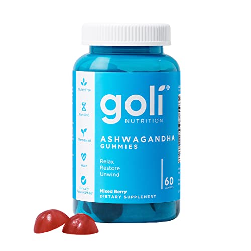Goli Ashwagandha & Vitamin D Gummies - Berry Flavor