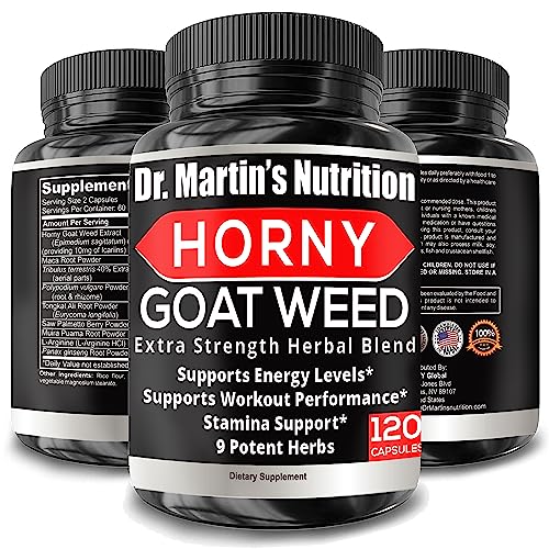 Super Strength Horny Goat Weed with Maca & Ginseng