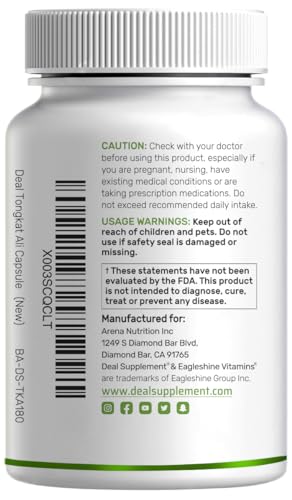 Tongkat Ali & Horny Goat Weed Capsules 240mg