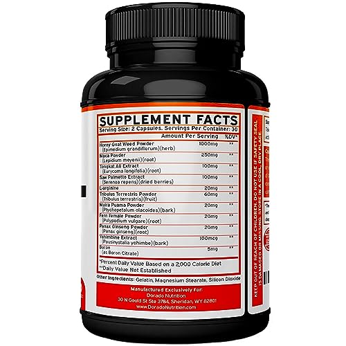 Horny Goat Weed Maximum Strength 1590mg - 60 Count