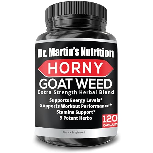 Super Strength Horny Goat Weed with Maca & Ginseng