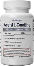 Superior Labs Acetyl L-Carnitine 1000mg - 200 Caps