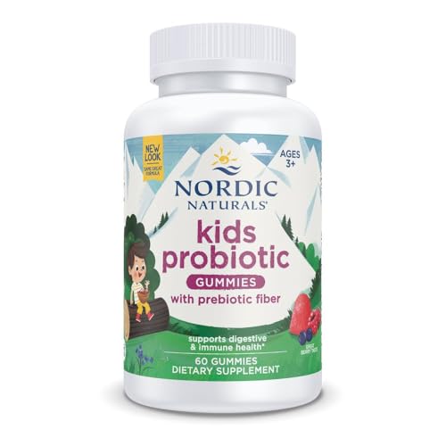 Nordic Naturals Kids Probiotic Gummies, Merry Berry
