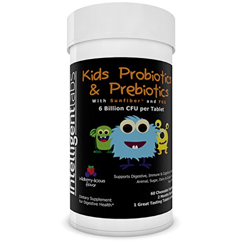 Kids Probiotics with Prebiotics - Chewable Formula