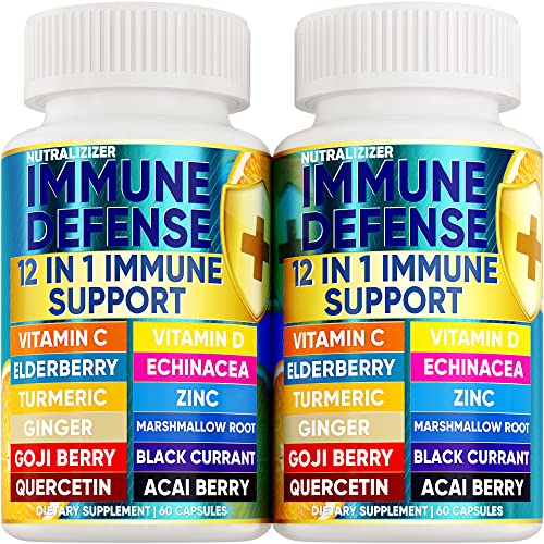 12-in-1 Premium Immune Defense Vitamins 120 Caps