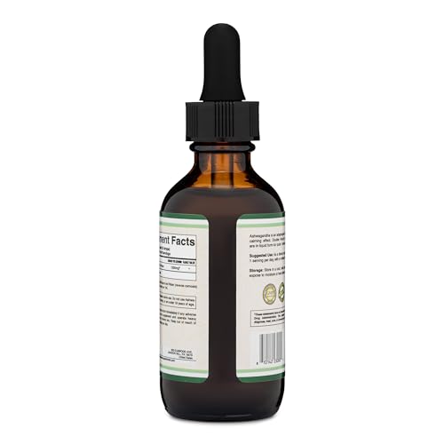 Organic Ashwagandha Drops for Stress Relief - 1200mg