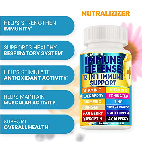 12-in-1 Premium Immune Defense Vitamins 120 Caps