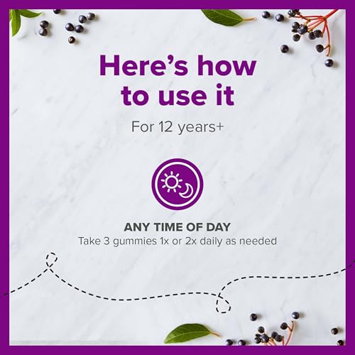 Elderberry Gummy Immunity Support with Vitamins & Zinc