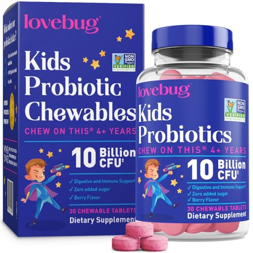 Lovebug Kids Probiotics - Sugar-Free Chewables 30ct