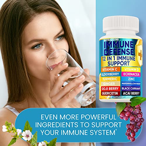 12-in-1 Premium Immune Defense Vitamins 120 Caps