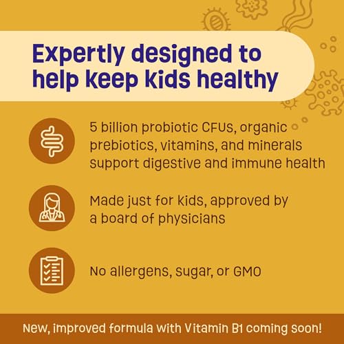 Kids Probiotics with Organic Prebiotics and Vitamins