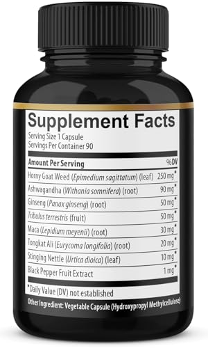 Horny Goat Weed Capsules - Energy & Performance Boost