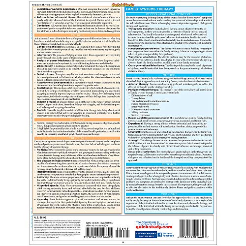 Counseling & Psychotherapy Quick Reference Guide