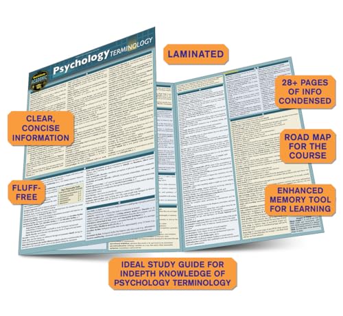 Psychology Terminology QuickStudy Reference Guide