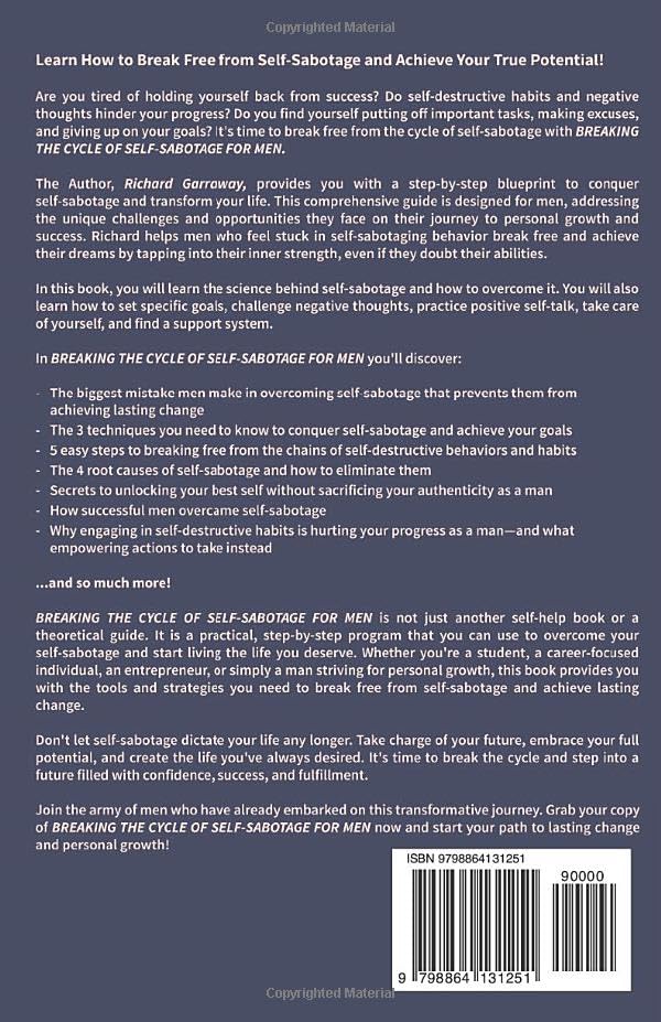 Conquer Self-Sabotage: A Men's Success Guide